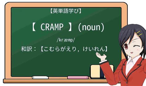 【英単語】crampを徹底解説！意味、使い方、例文、読み方.
